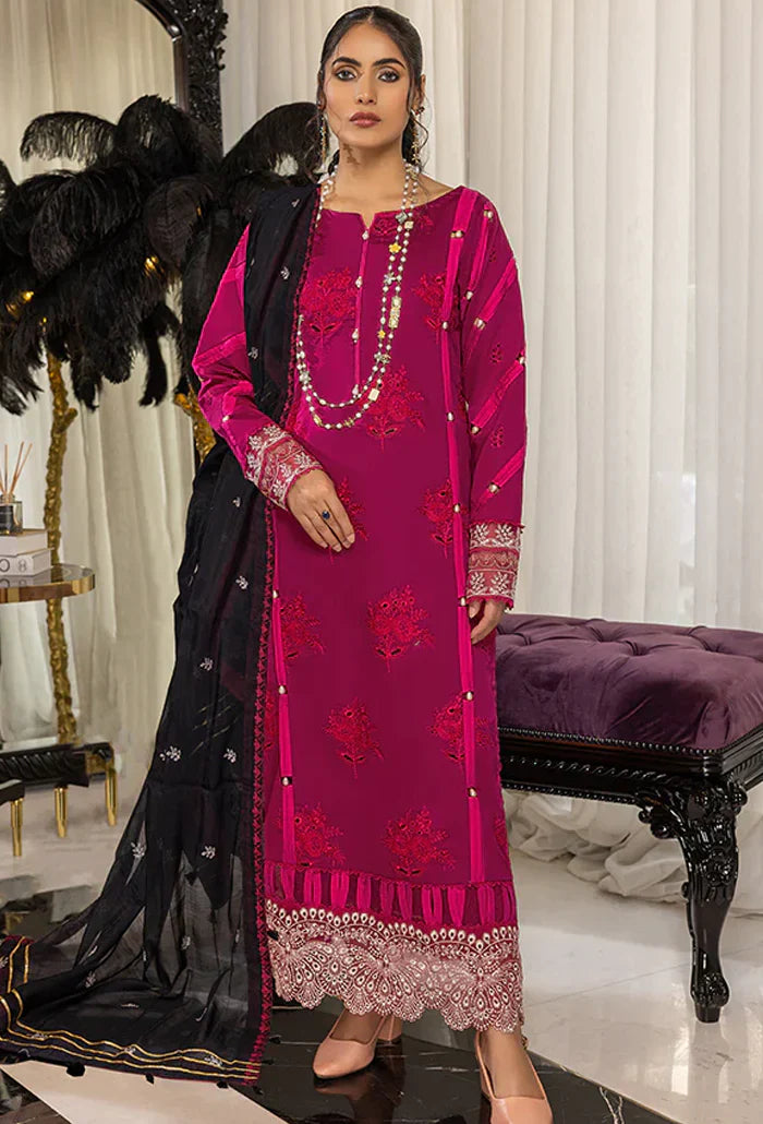 Humdum | Charlotte Chikankari Lawn | D01 by HumDum - Designer Dress - Type: Ladies Clothes - Available at Libayah - 100% Original