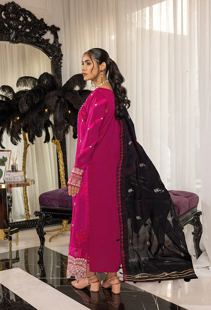 Humdum | Charlotte Chikankari Lawn | D01 by HumDum - Designer Dress - Type: Ladies Clothes - Available at Libayah - 100% Original