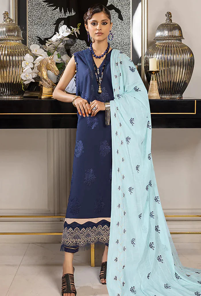 Humdum | Charlotte Chikankari Lawn | D09 by HumDum - Designer Dress - Type: Ladies Clothes - Available at Libayah - 100% Original