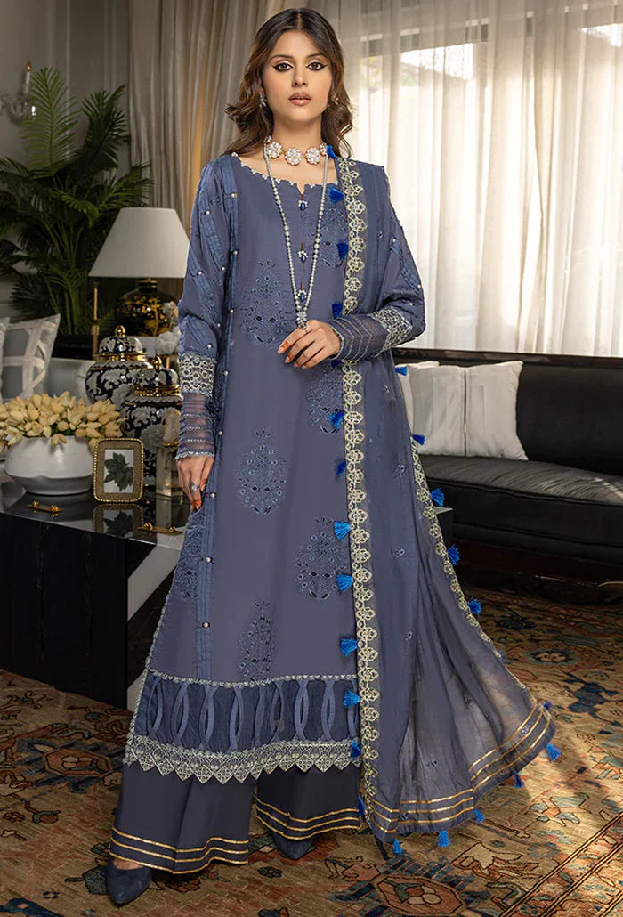 Humdum | Charlotte Chikankari Lawn | D02 by HumDum - Designer Dress - Type: Ladies Clothes - Available at Libayah - 100% Original