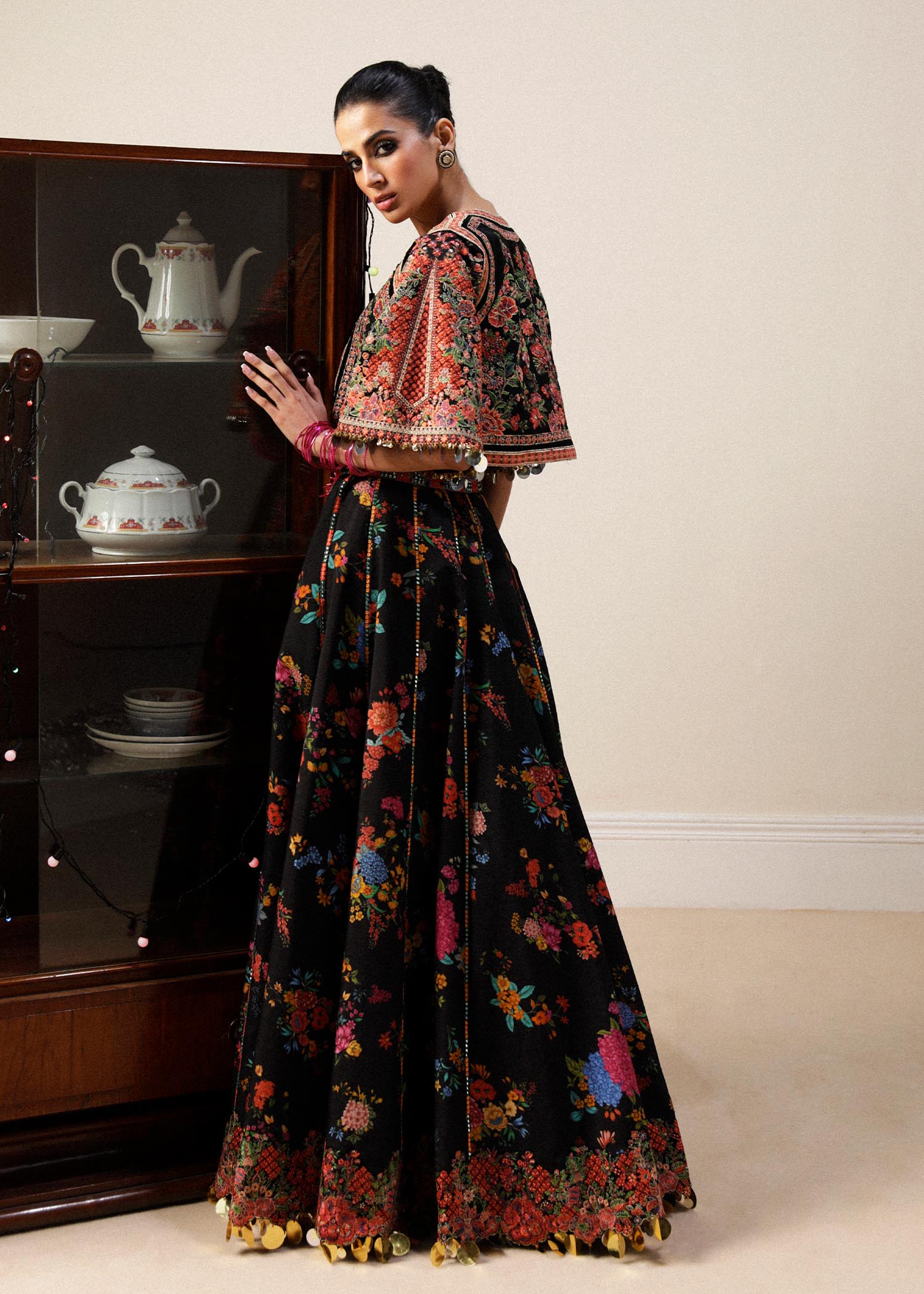 Hussain Rehar | Luxury Formals | Kala by Hussain Rehar - Designer Dress - Type: Ladies Clothes - Available at Libayah - 100% Original