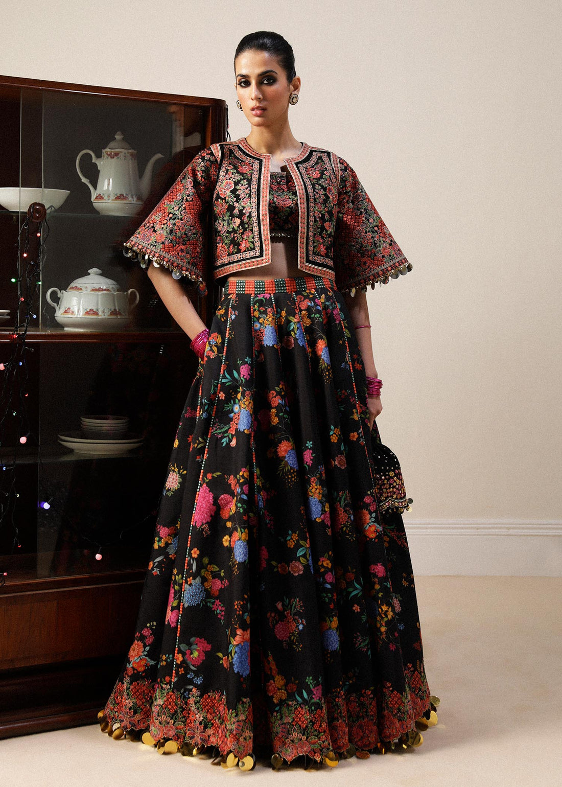 Hussain Rehar | Luxury Formals | Kala by Hussain Rehar - Designer Dress - Type: Ladies Clothes - Available at Libayah - 100% Original