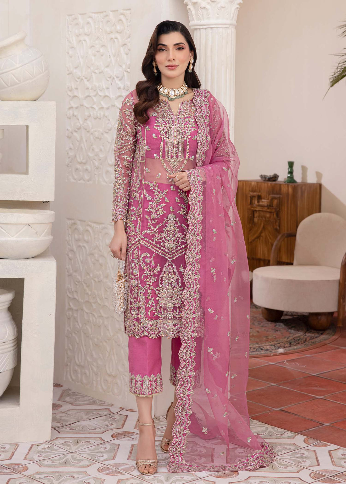 Kanwal Malik | Mirha Eid Luxury Pret 25 | Risha by Kanwal Malik - Designer Dress - Type: Ladies Clothes - Available at Libayah - 100% Original