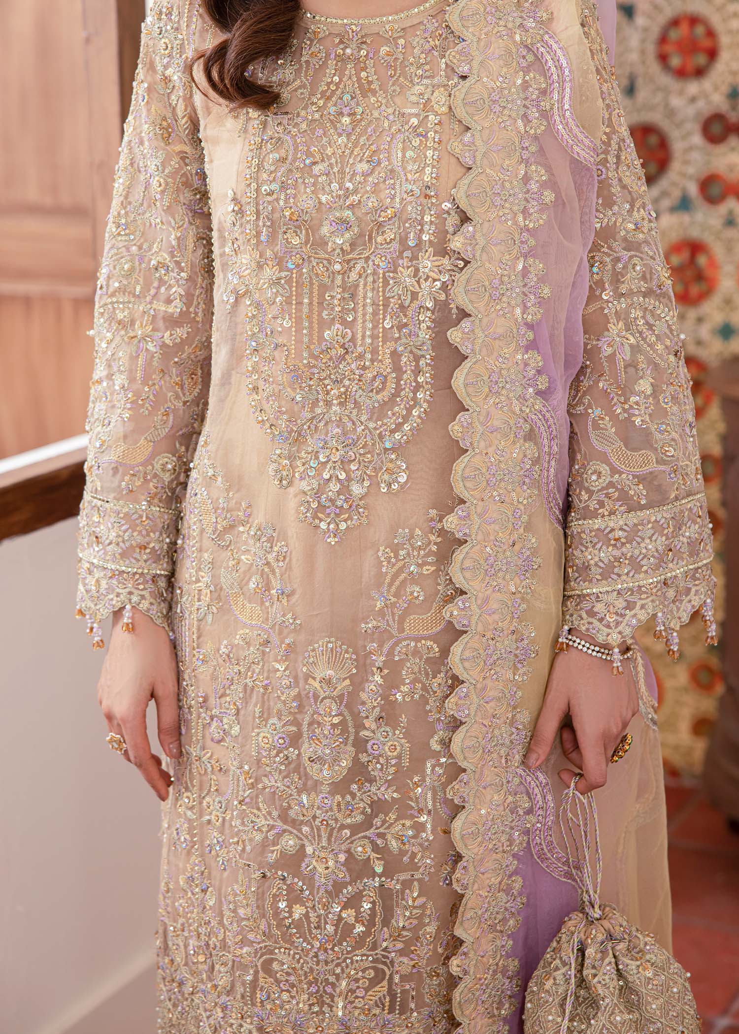 Kanwal Malik | Mirha Eid Luxury Pret 25 | Mahin by Kanwal Malik - Designer Dress - Type: Ladies Clothes - Available at Libayah - 100% Original