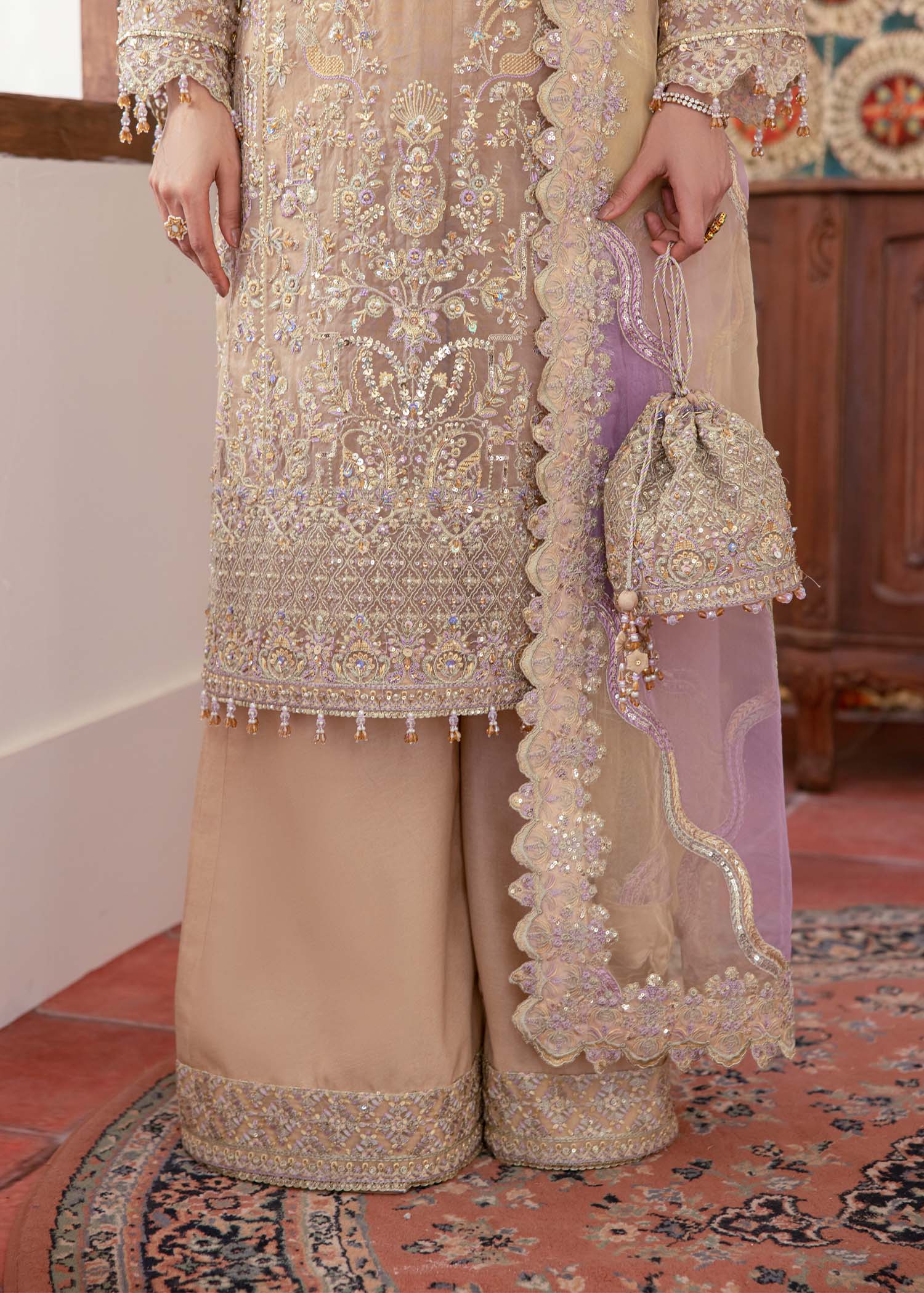 Kanwal Malik | Mirha Eid Luxury Pret 25 | Mahin by Kanwal Malik - Designer Dress - Type: Ladies Clothes - Available at Libayah - 100% Original