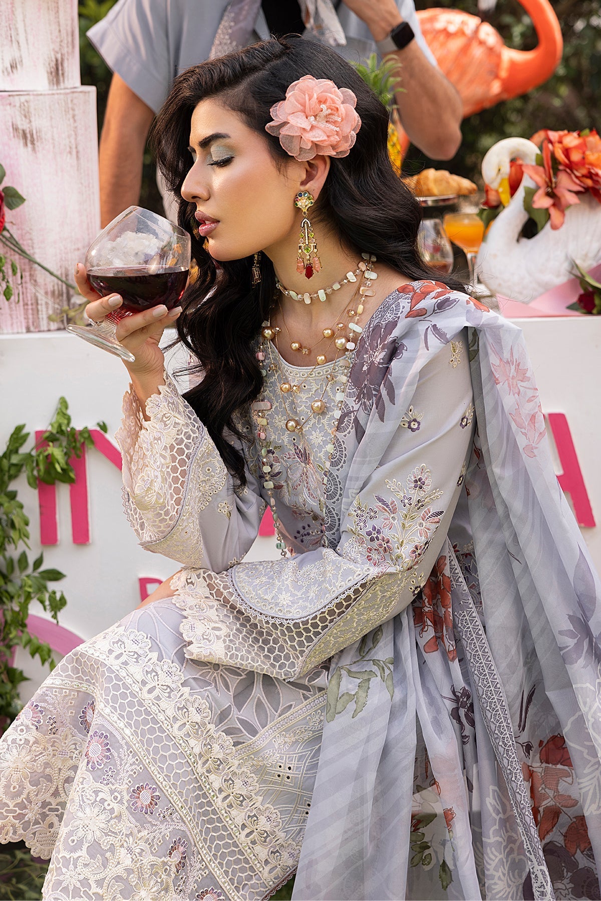Imrozia Premium | Rang e Bahar | IP-133 EAHAAL by Imrozia Premium - Designer Dress - Type: Ladies Clothes - Available at Libayah - 100% Original