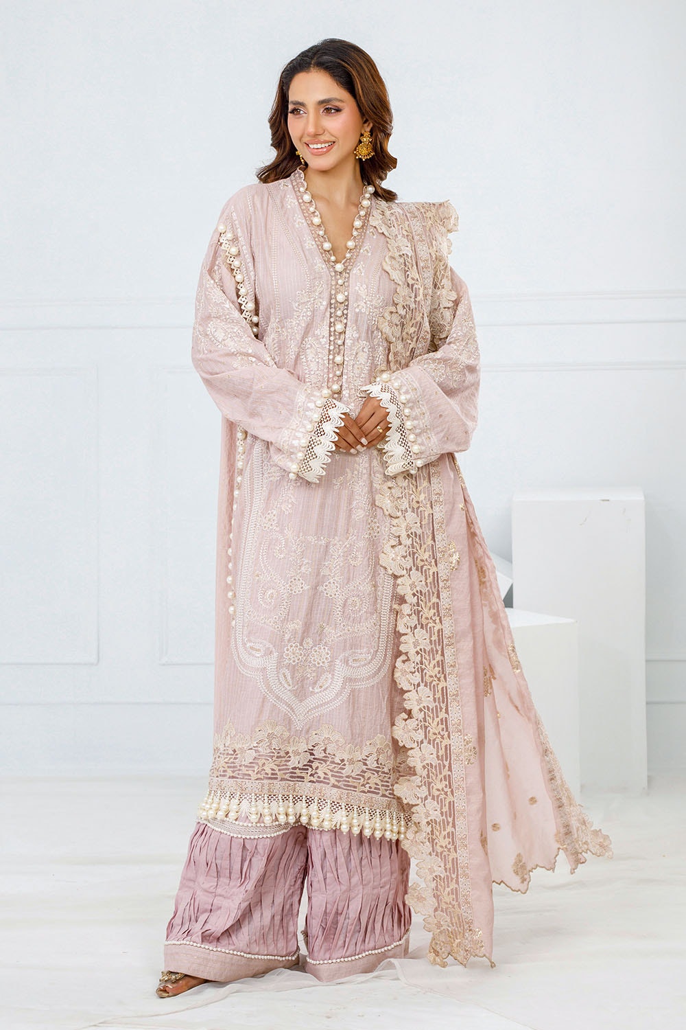 Gul Ahmed | Festive Eid 25 | FE-52068 by Gul Ahmed - Designer Dress - Type: Ladies Clothes - Available at Libayah - 100% Original