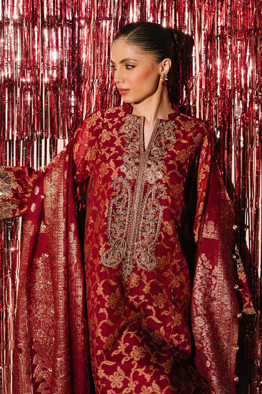 Gul Ahmed | Festive Eid 25 | FE-52073 by Gul Ahmed - Designer Dress - Type: Ladies Clothes - Available at Libayah - 100% Original