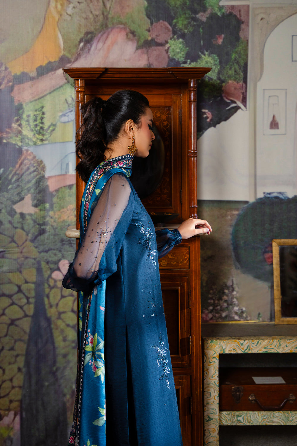 Saira Rizwan | Dahini Silk Pret | SIAN -SRLP03-25 by Saira Rizwan - Designer Dress - Type: Ladies Clothes - Available at Libayah - 100% Original