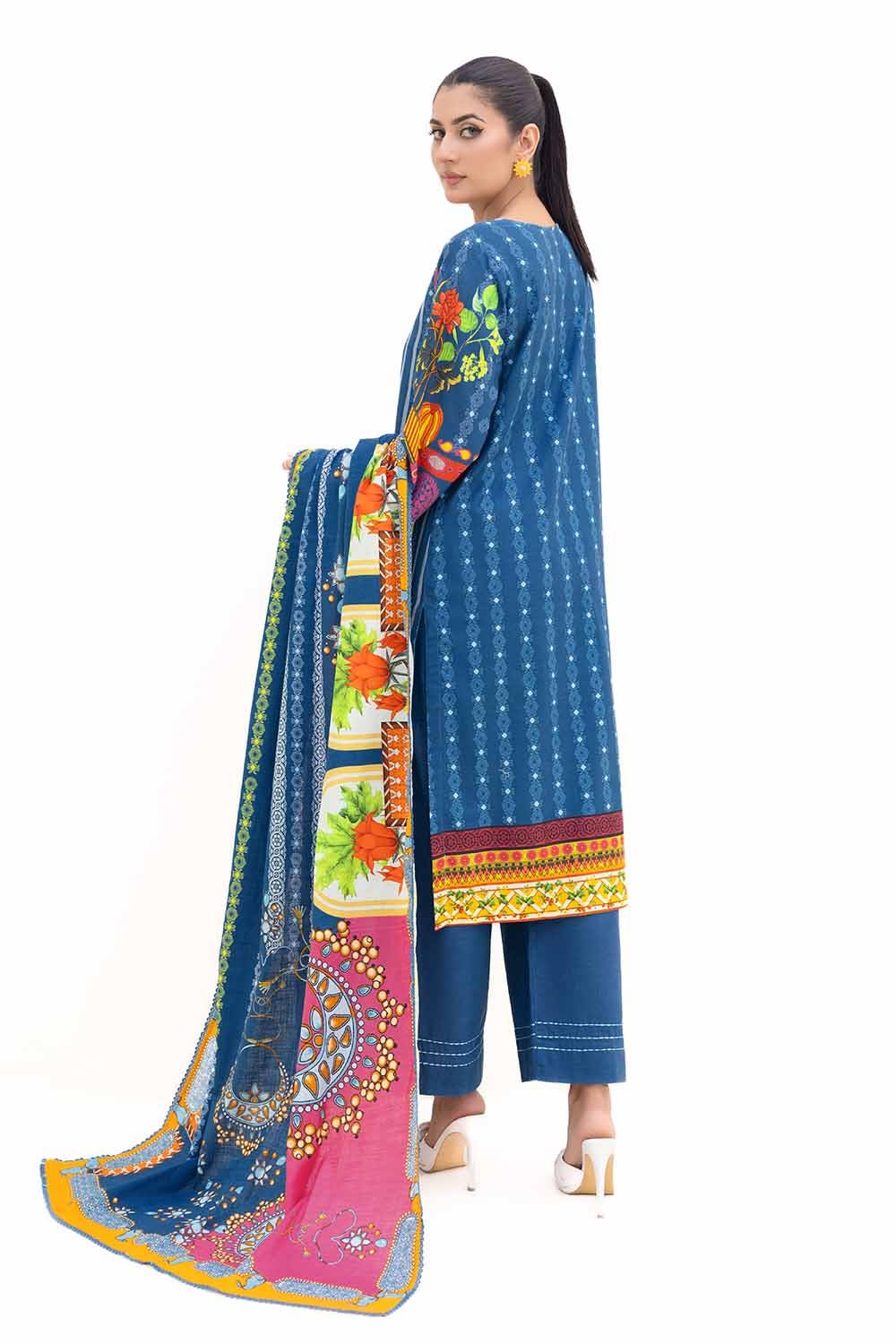 Gul Ahmed | Winter Collection 24 | Thick Khaddar Suit K-42006 T by Gul Ahmed - Designer Dress - Type: Ladies Clothes - Available at Libayah - 100% Original