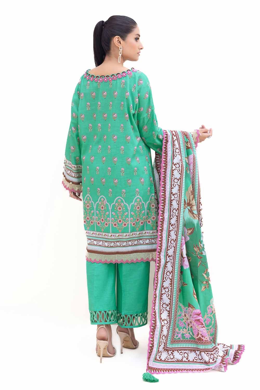 Gul Ahmed | Winter Collection 24 | Thick Khaddar Suit K-42007 T by Gul Ahmed - Designer Dress - Type: Ladies Clothes - Available at Libayah - 100% Original