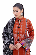 Gul Ahmed | Winter Collection 24 | Thick Khaddar Suit K-42008 T by Gul Ahmed - Designer Dress - Type: Ladies Clothes - Available at Libayah - 100% Original