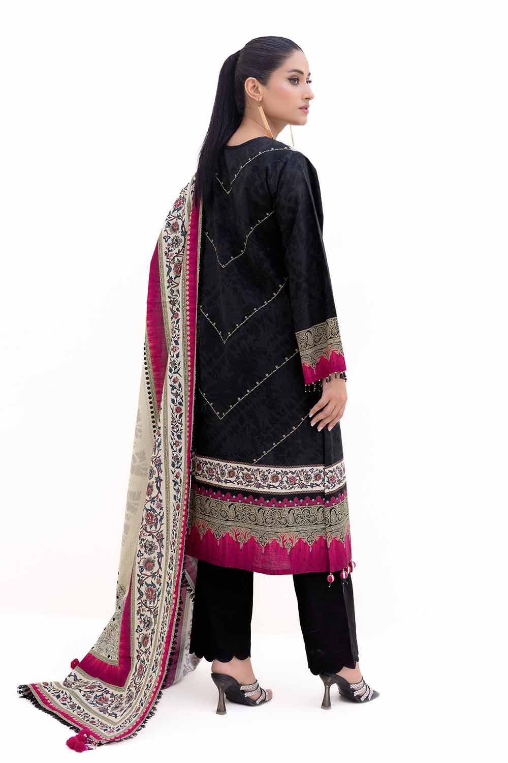 Gul Ahmed | Winter Collection 24 | Khaddar Dupatta K-42012 T by Gul Ahmed - Designer Dress - Type: Ladies Clothes - Available at Libayah - 100% Original
