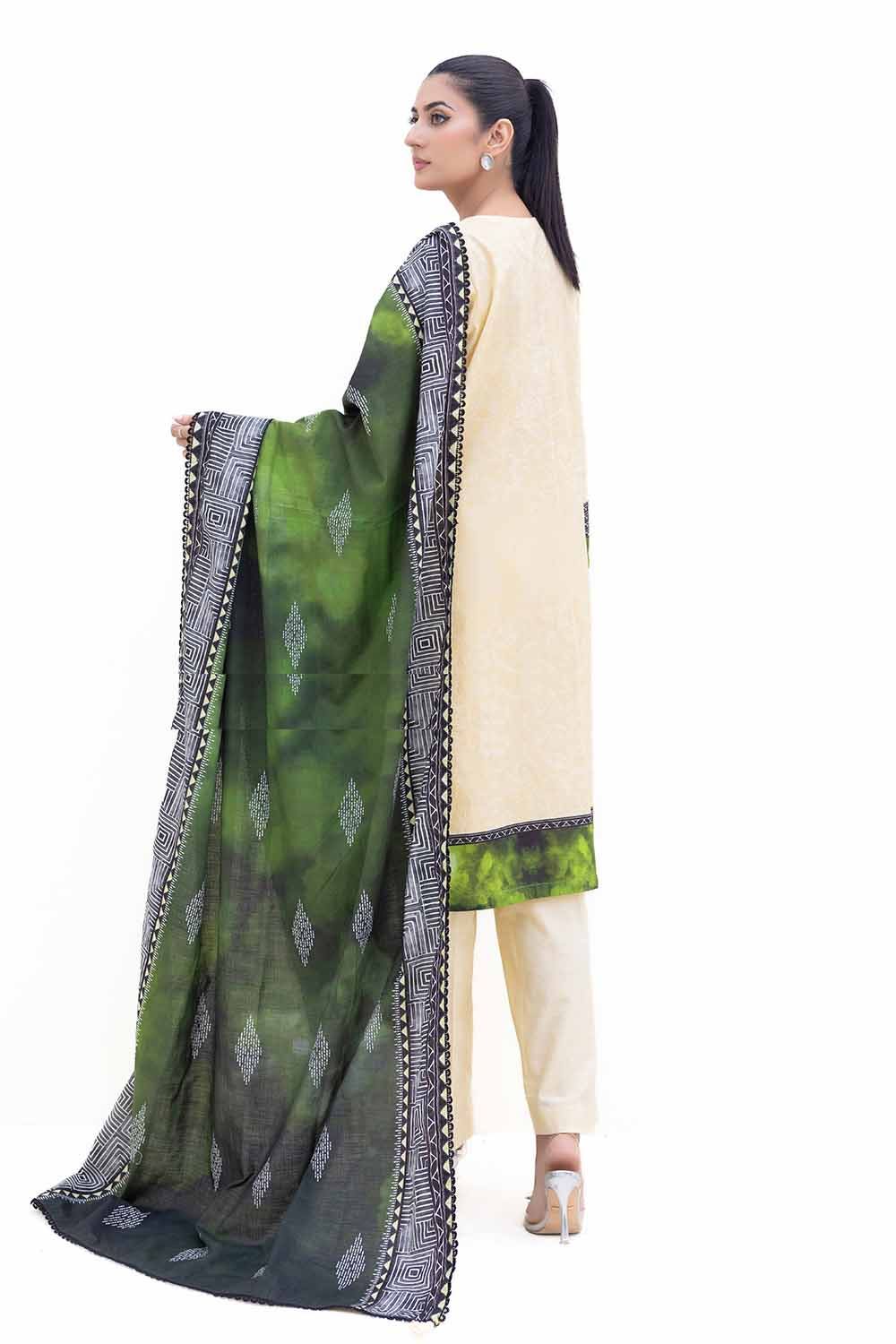 Gul Ahmed | Winter Collection 24 | Khaddar Dupatta K-42013 T by Gul Ahmed - Designer Dress - Type: Ladies Clothes - Available at Libayah - 100% Original