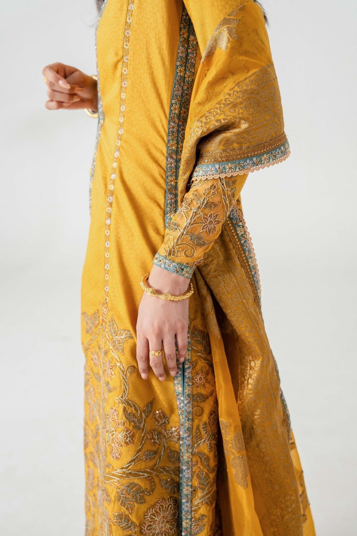 Fahad Hussayn | Jalsa Ghar | Kunj buta by Fahad Hussayn - Designer Dress - Type: Ladies Clothes - Available at Libayah - 100% Original