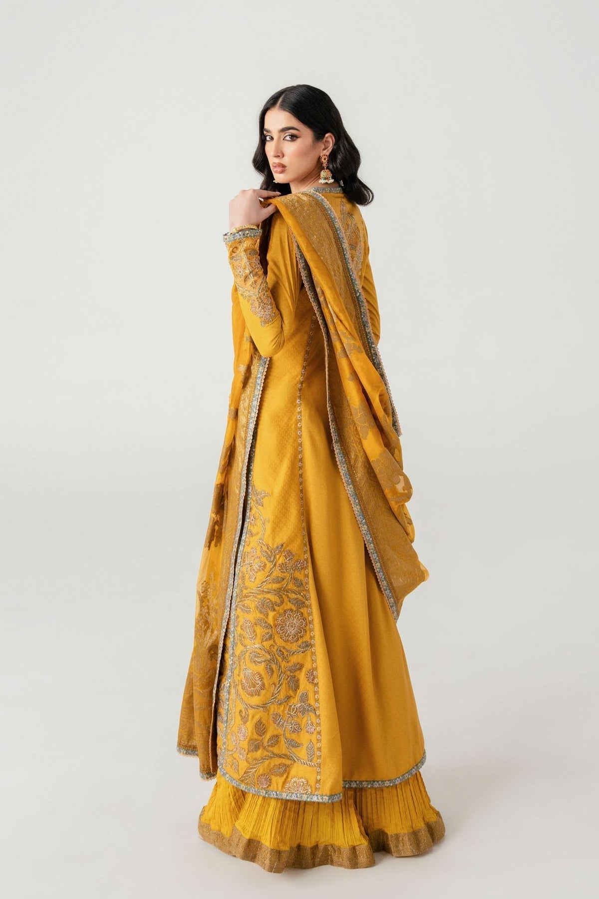 Fahad Hussayn | Jalsa Ghar | Kunj buta by Fahad Hussayn - Designer Dress - Type: Ladies Clothes - Available at Libayah - 100% Original