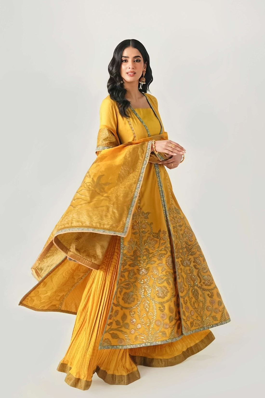 Fahad Hussayn | Jalsa Ghar | Kunj buta by Fahad Hussayn - Designer Dress - Type: Ladies Clothes - Available at Libayah - 100% Original