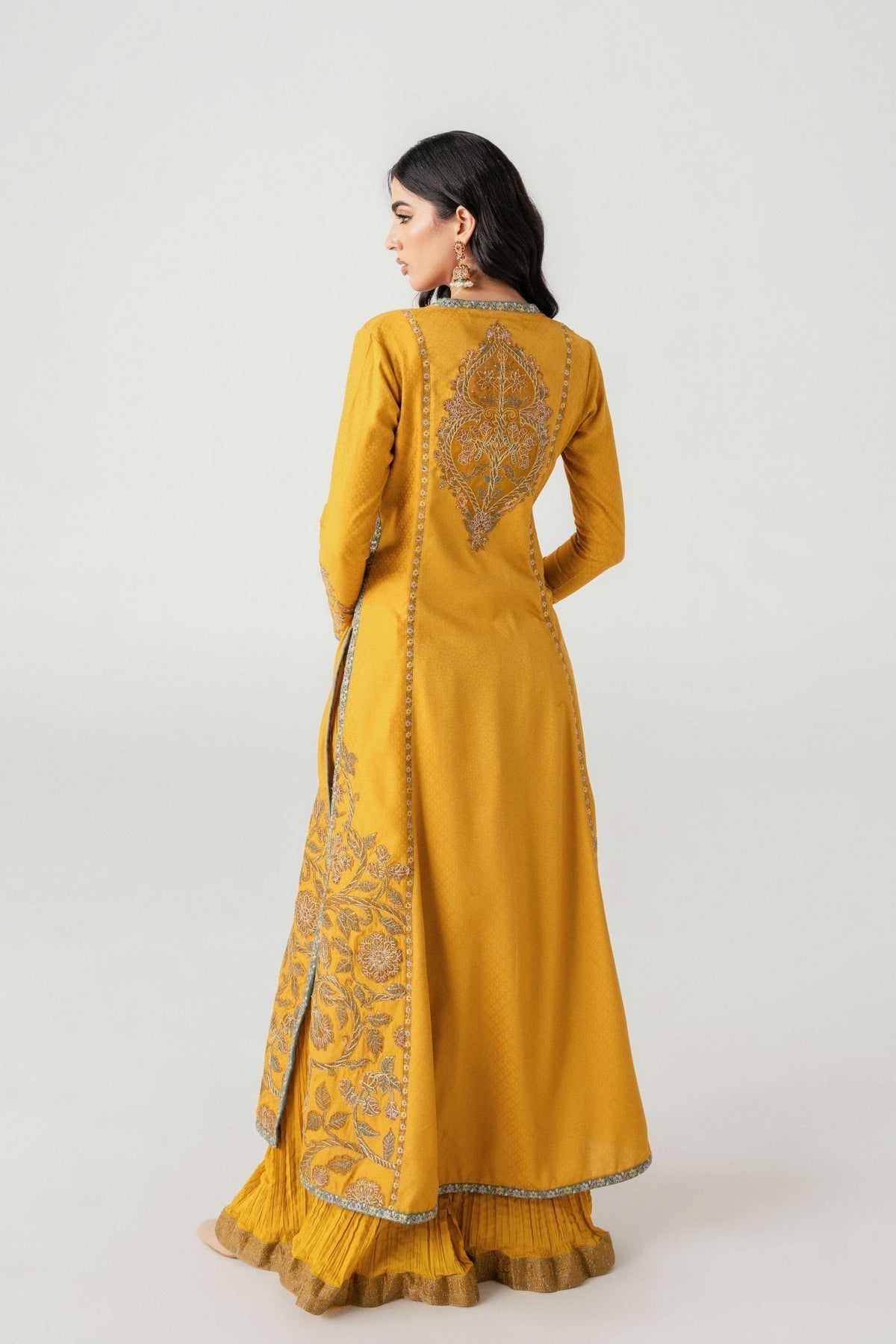 Fahad Hussayn | Jalsa Ghar | Kunj buta by Fahad Hussayn - Designer Dress - Type: Ladies Clothes - Available at Libayah - 100% Original