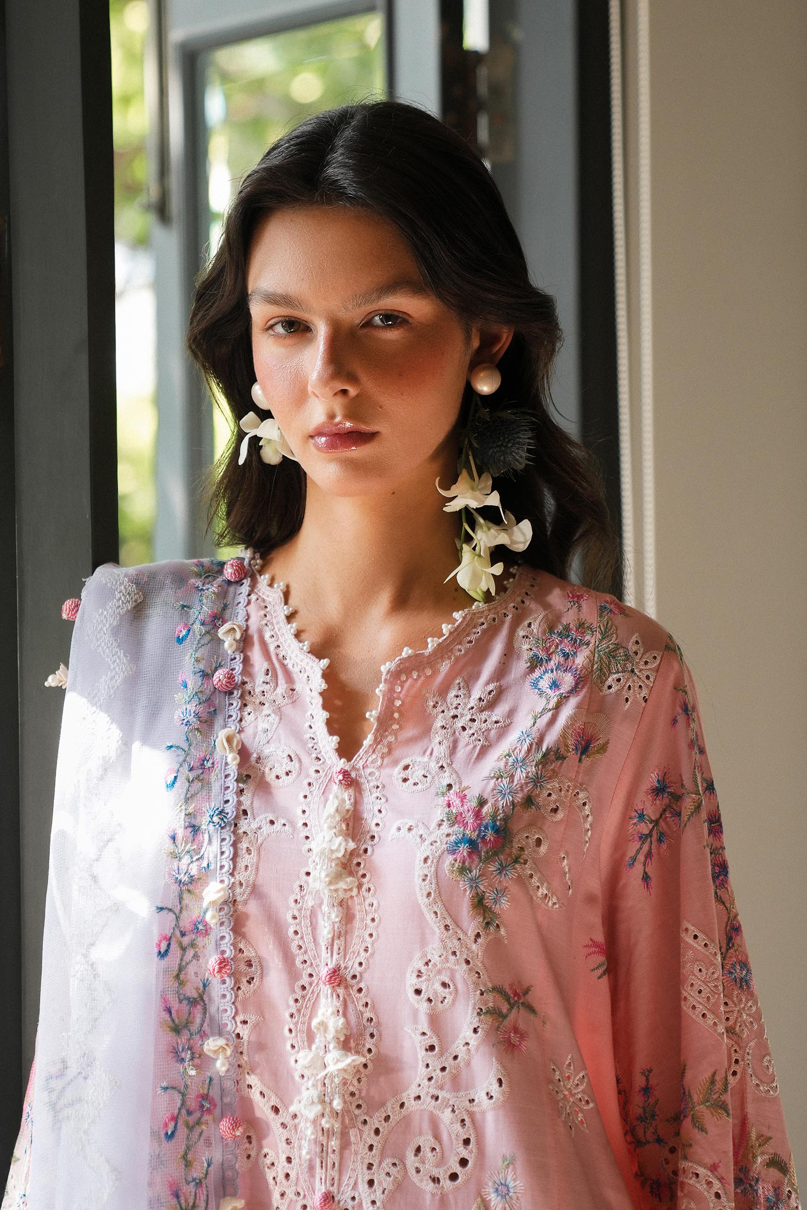 Sana Safinaz | Luxury Lawn 25 | L251-001B-3CT by Sana Safinaz - Designer Dress - Type: Ladies Clothes - Available at Libayah - 100% Original