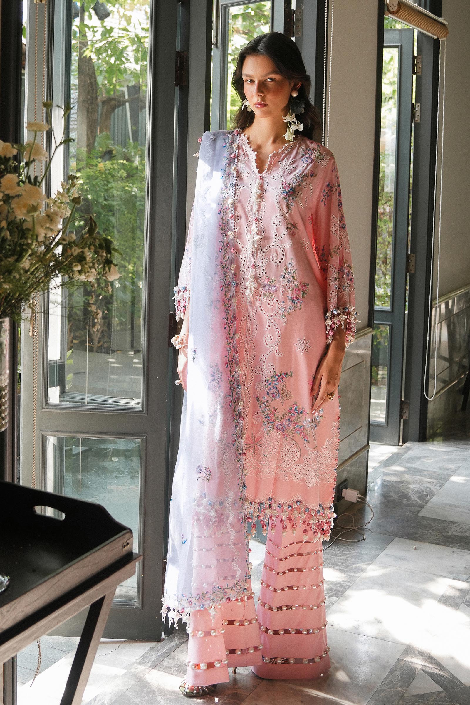 Sana Safinaz | Luxury Lawn 25 | L251-001B-3CT by Sana Safinaz - Designer Dress - Type: Ladies Clothes - Available at Libayah - 100% Original