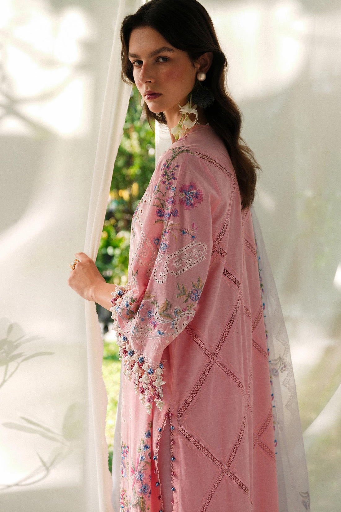 Sana Safinaz | Luxury Lawn 25 | L251-001B-3CT by Sana Safinaz - Designer Dress - Type: Ladies Clothes - Available at Libayah - 100% Original