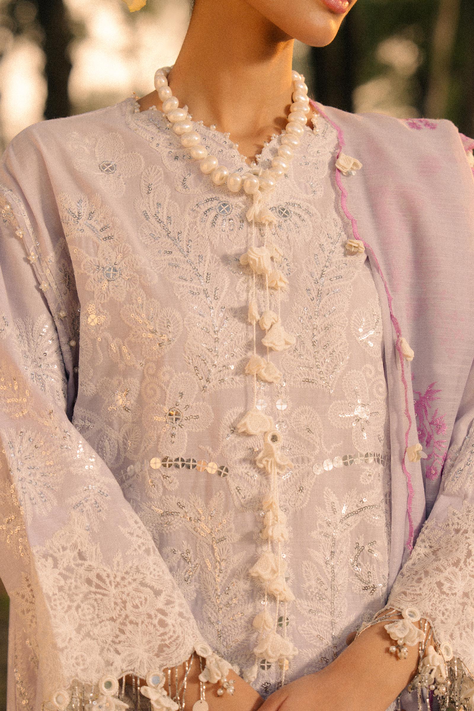 Sana Safinaz | Luxury Lawn 25 | L251-002B-3DI by Sana Safinaz - Designer Dress - Type: Ladies Clothes - Available at Libayah - 100% Original