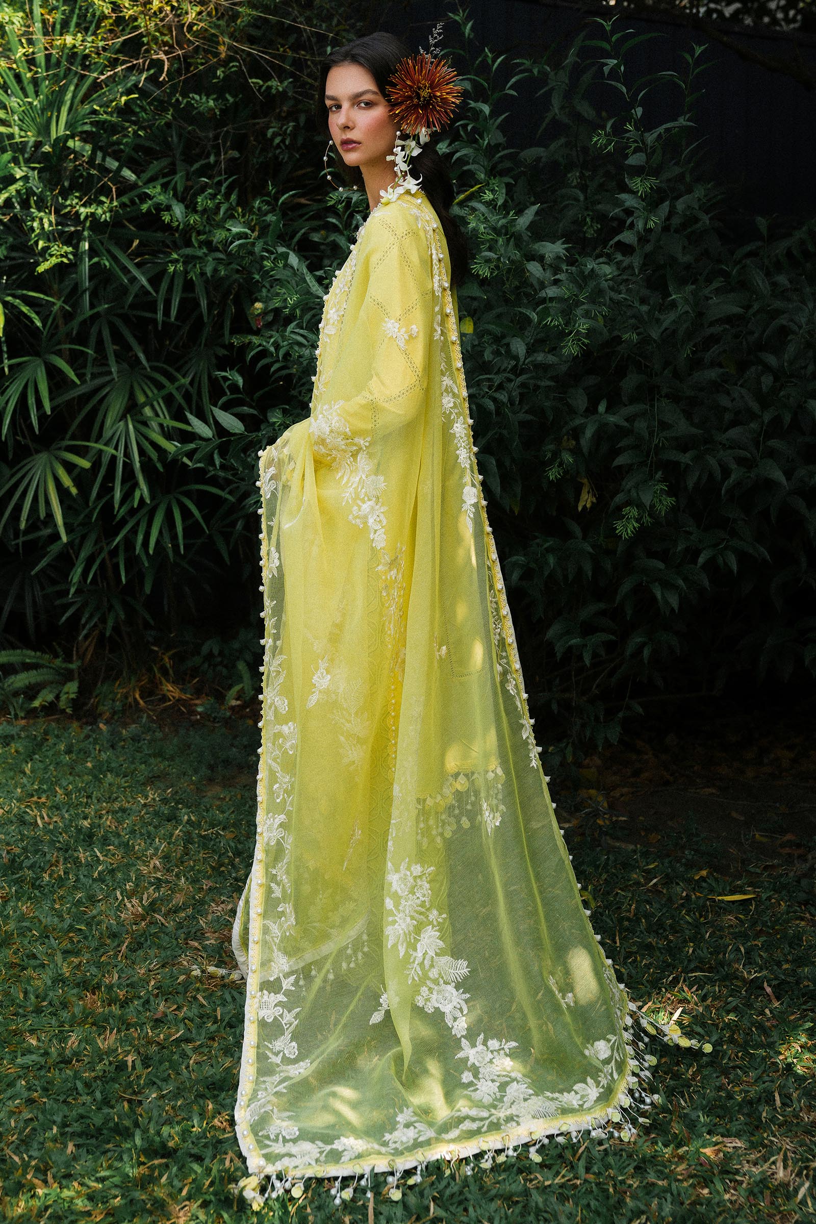 Sana Safinaz | Luxury Lawn 25 | L251-005B-3CT by Sana Safinaz - Designer Dress - Type: Ladies Clothes - Available at Libayah - 100% Original
