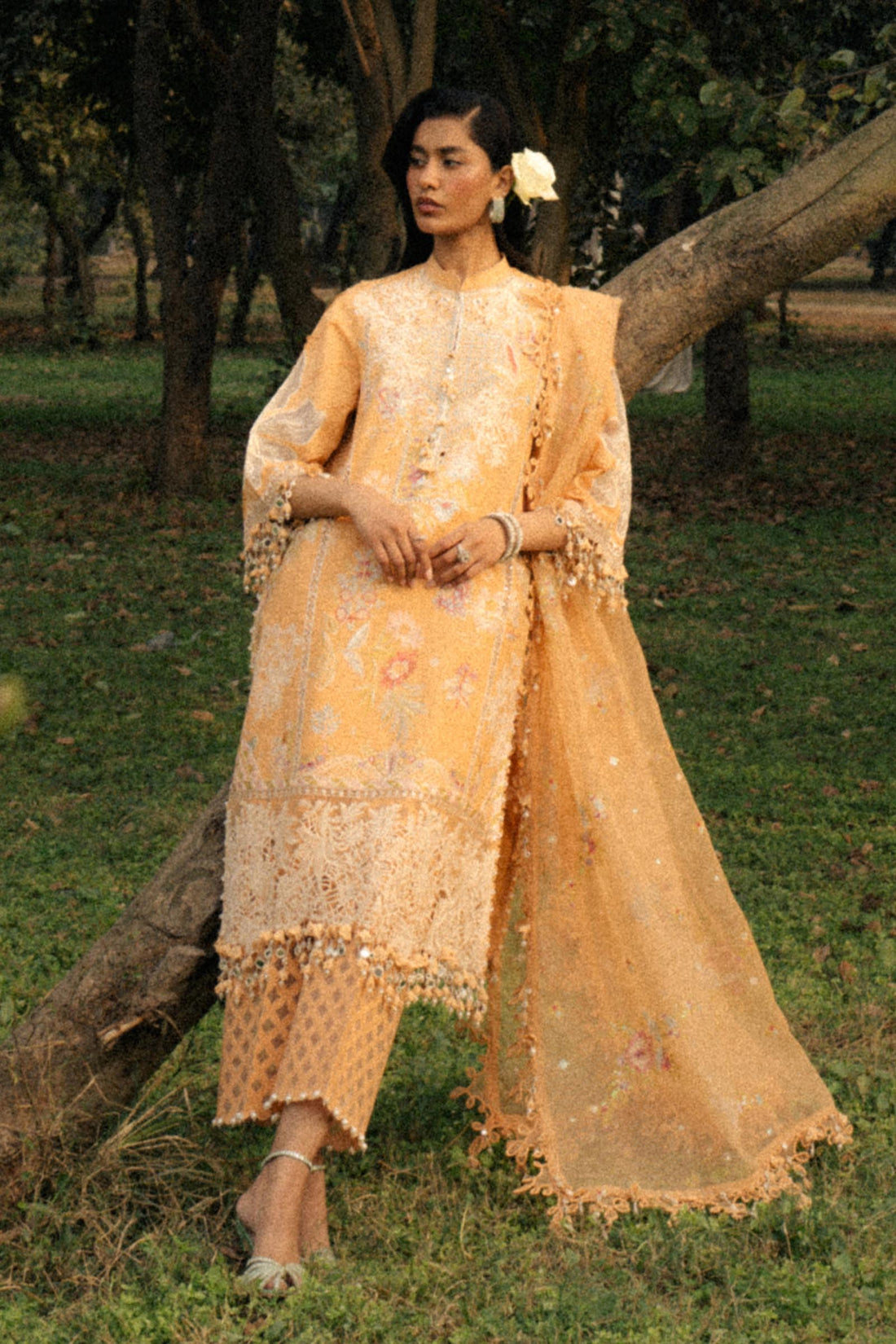 Sana Safinaz | Luxury Lawn 25 | L251-008B-3CT by Sana Safinaz - Designer Dress - Type: Ladies Clothes - Available at Libayah - 100% Original