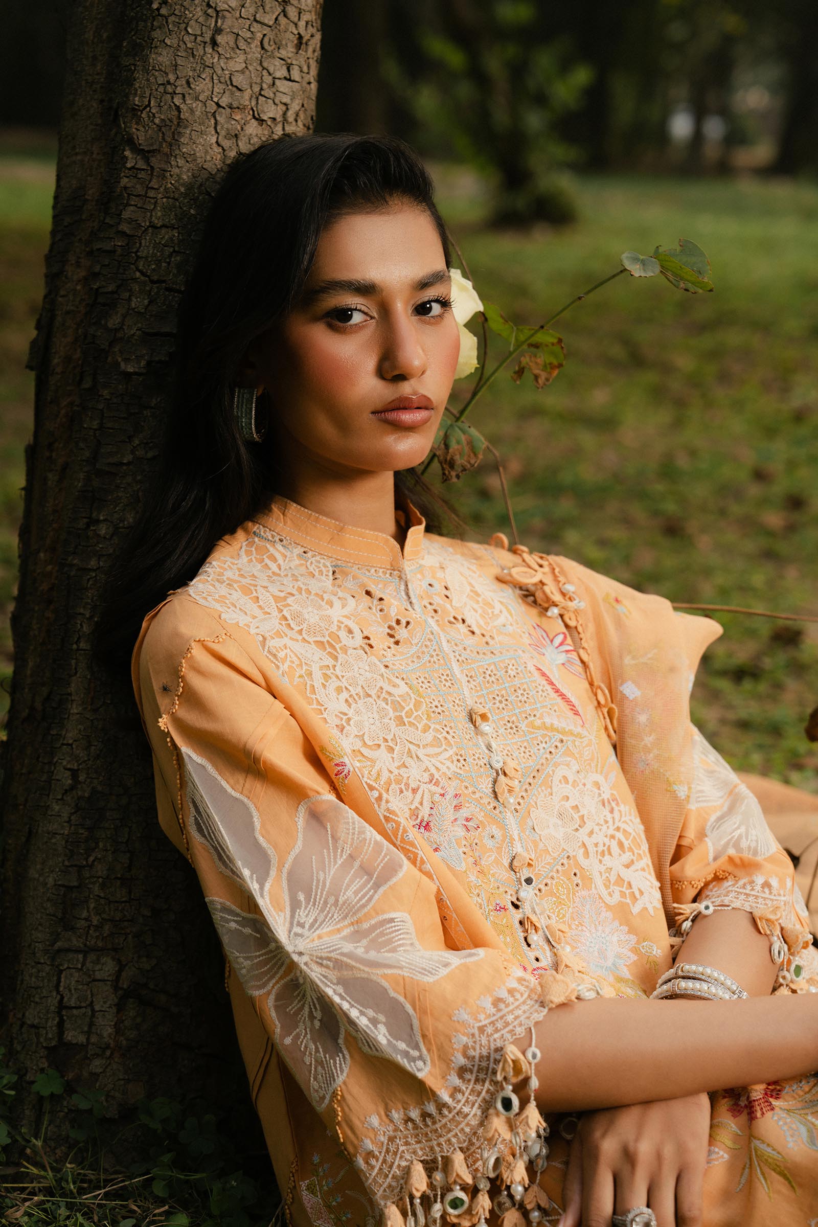 Sana Safinaz | Luxury Lawn 25 | L251-008B-3CT by Sana Safinaz - Designer Dress - Type: Ladies Clothes - Available at Libayah - 100% Original