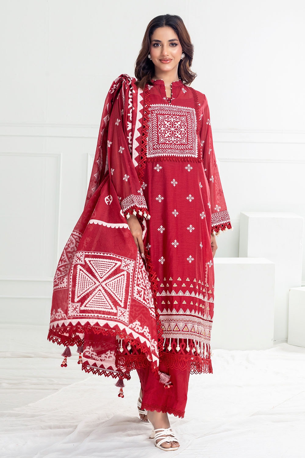 Gul Ahmed | Festive Capsule 25 | SP-52013 by Gul Ahmed - Designer Dress - Type: Ladies Clothes - Available at Libayah - 100% Original