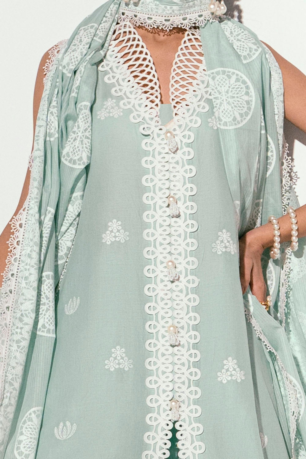 Gul Ahmed | Gul Nilofer 25 | DN-52023 by Gul Ahmed - Designer Dress - Type: Ladies Clothes - Available at Libayah - 100% Original