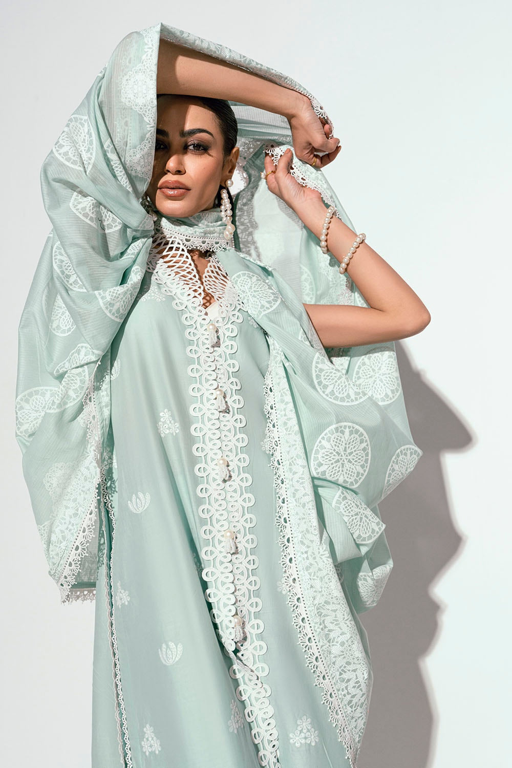 Gul Ahmed | Gul Nilofer 25 | DN-52023 by Gul Ahmed - Designer Dress - Type: Ladies Clothes - Available at Libayah - 100% Original