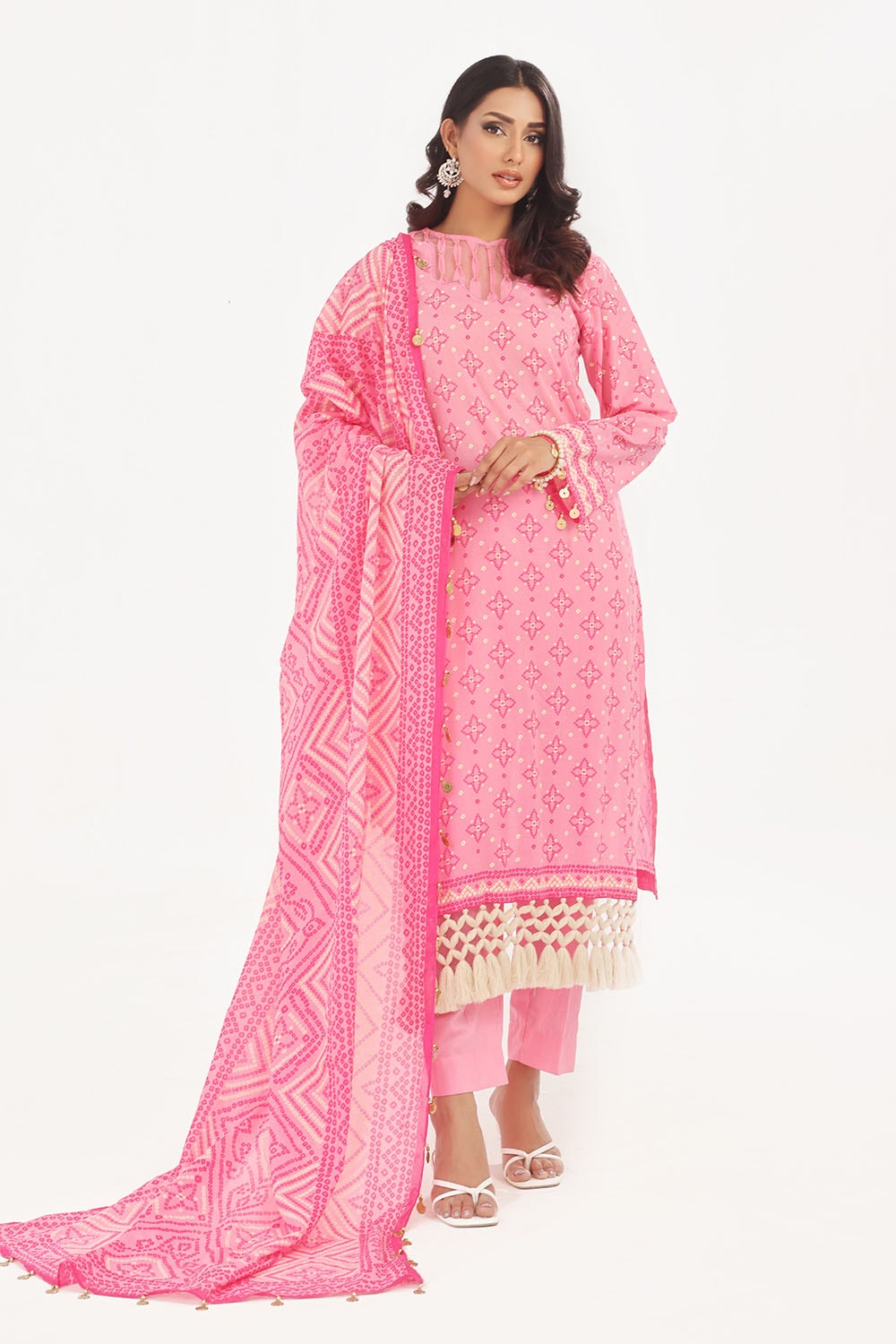 Gul Ahmed | Chunri Lawn 25 | CL-42315 B by Gul Ahmed - Designer Dress - Type: Ladies Clothes - Available at Libayah - 100% Original