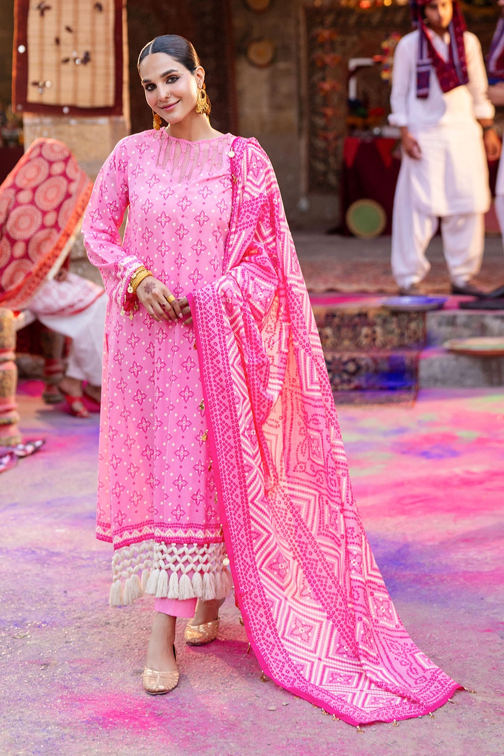 Gul Ahmed | Chunri Lawn 25 | CL-42315 B by Gul Ahmed - Designer Dress - Type: Ladies Clothes - Available at Libayah - 100% Original