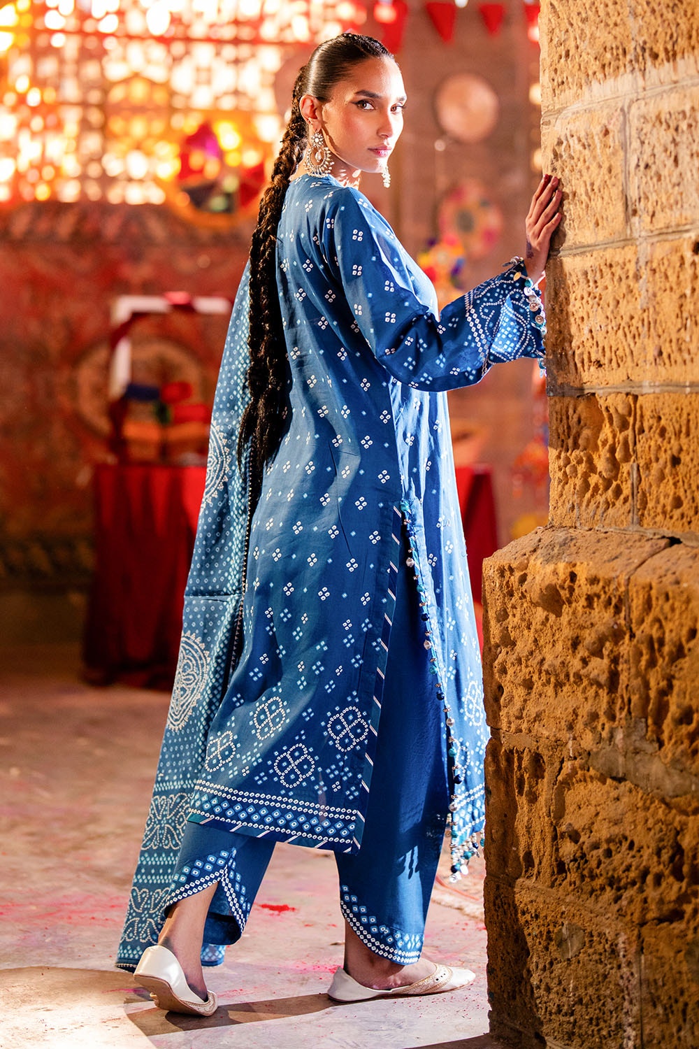 Gul Ahmed | Chunri Lawn 25 | CL-52171 B by Gul Ahmed - Designer Dress - Type: Ladies Clothes - Available at Libayah - 100% Original