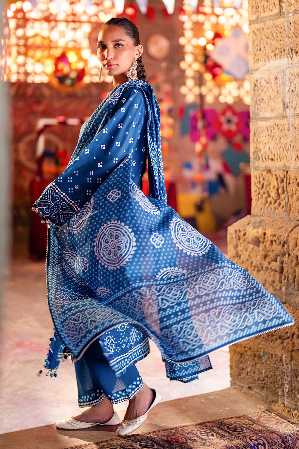 Gul Ahmed | Chunri Lawn 25 | CL-52171 B by Gul Ahmed - Designer Dress - Type: Ladies Clothes - Available at Libayah - 100% Original