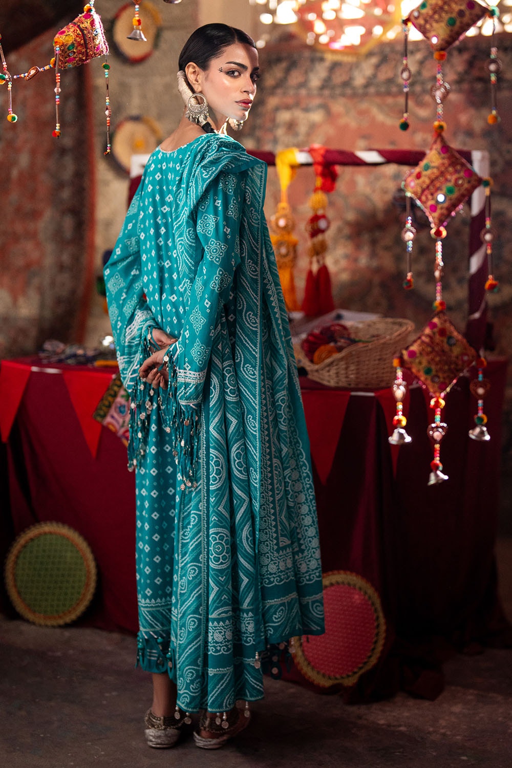 Gul Ahmed | Chunri Lawn 25 | CL-52178 B by Gul Ahmed - Designer Dress - Type: Ladies Clothes - Available at Libayah - 100% Original