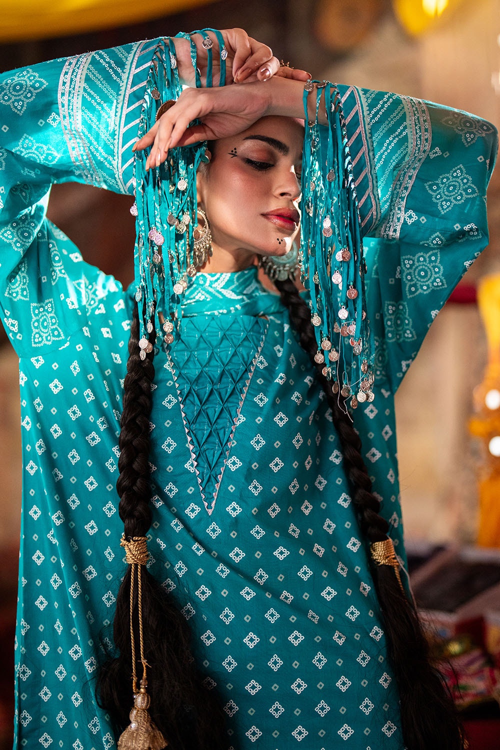 Gul Ahmed | Chunri Lawn 25 | CL-52178 B by Gul Ahmed - Designer Dress - Type: Ladies Clothes - Available at Libayah - 100% Original