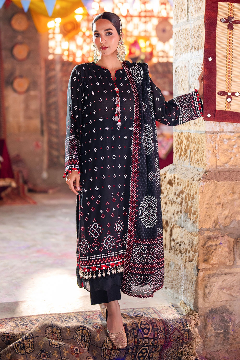 Gul Ahmed | Chunri Lawn 25 | CL-52171 A by Gul Ahmed - Designer Dress - Type: Ladies Clothes - Available at Libayah - 100% Original
