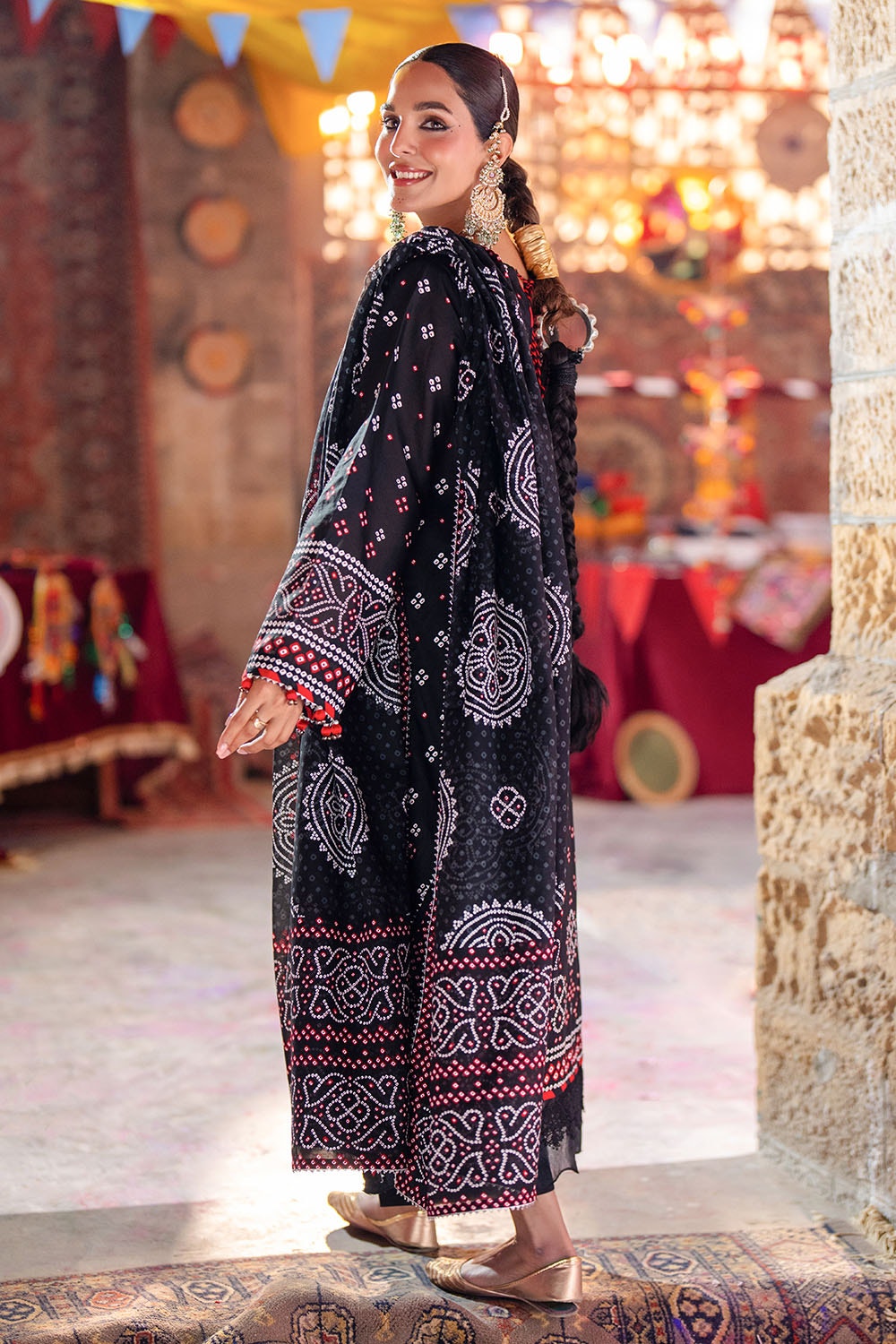 Gul Ahmed | Chunri Lawn 25 | CL-52171 A by Gul Ahmed - Designer Dress - Type: Ladies Clothes - Available at Libayah - 100% Original