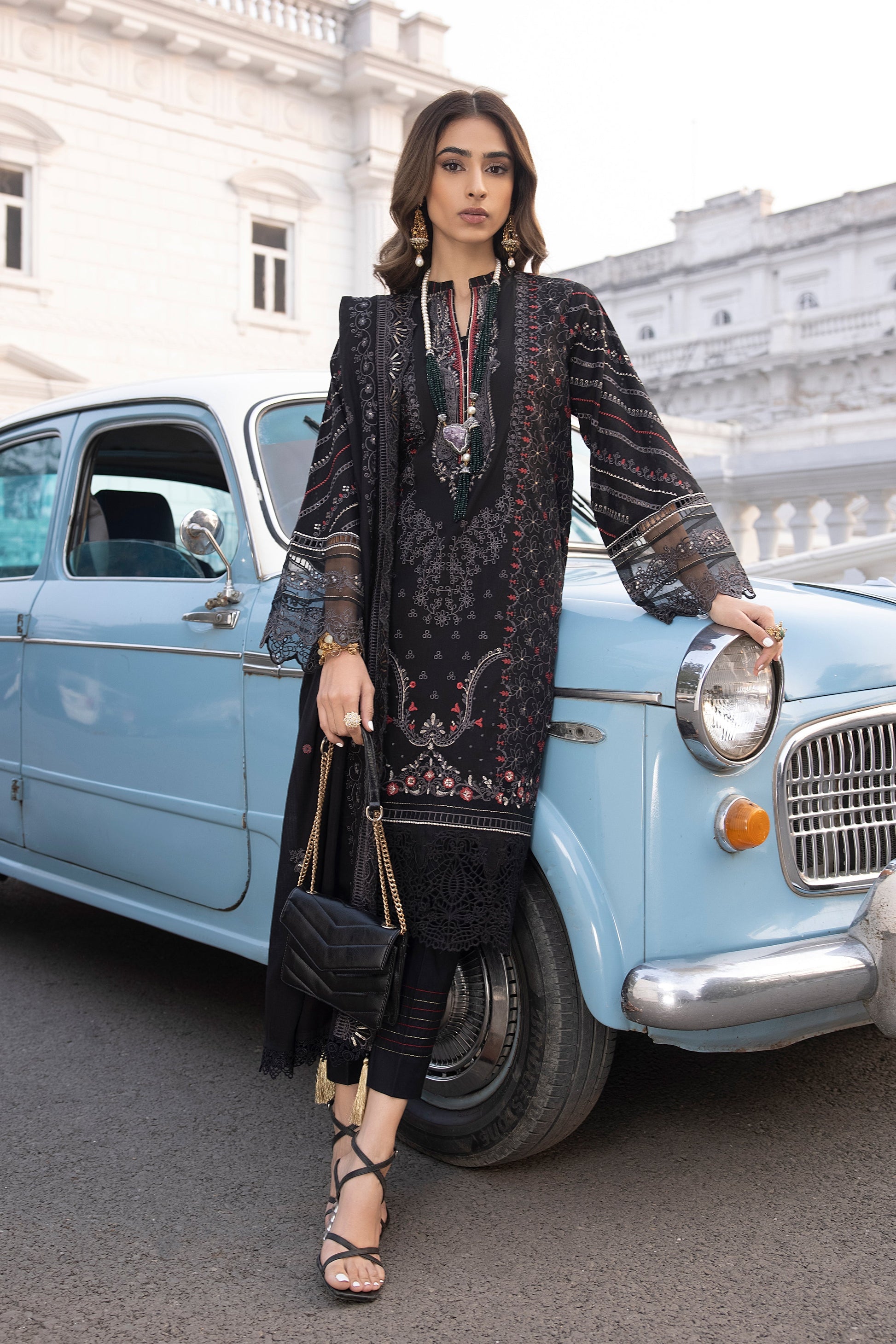 LSM | Spring Embroidered 24 | A-12 by LSM - Designer Dress - Type: Ladies Clothes - Available at Libayah - 100% Original