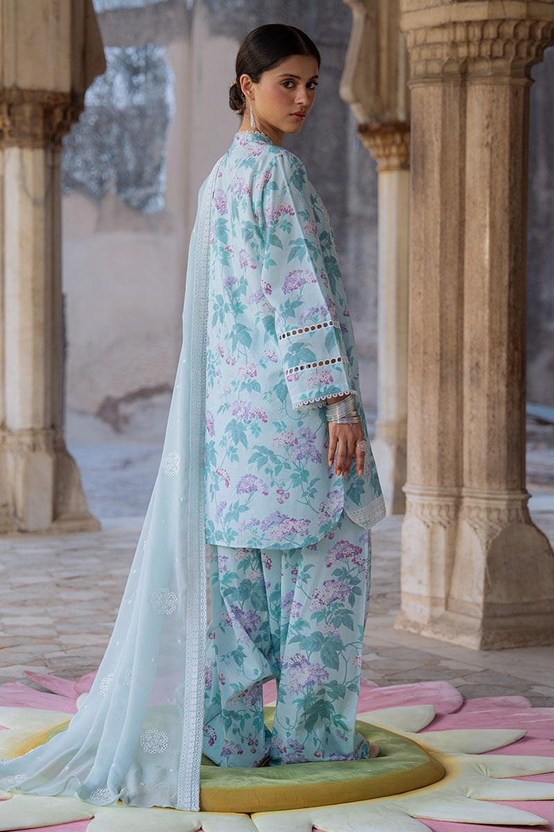 Cross Stitch | Eid Lawn Edit 25 | MINT GLAMOUR by Cross Stitch - Designer Dress - Type: Ladies Clothes - Available at Libayah - 100% Original