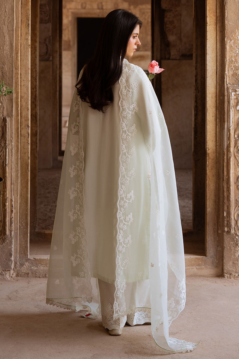 Cross Stitch | Eid Lawn Edit 25 | AQUA SERENITY by Cross Stitch - Designer Dress - Type: Ladies Clothes - Available at Libayah - 100% Original