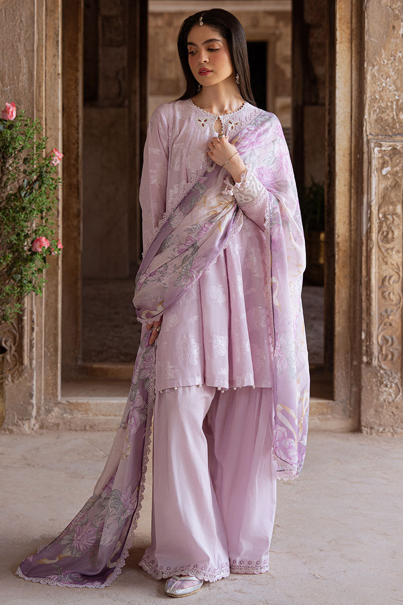Cross Stitch | Eid Lawn Edit 25 | LAVENDER BLISS by Cross Stitch - Designer Dress - Type: Ladies Clothes - Available at Libayah - 100% Original