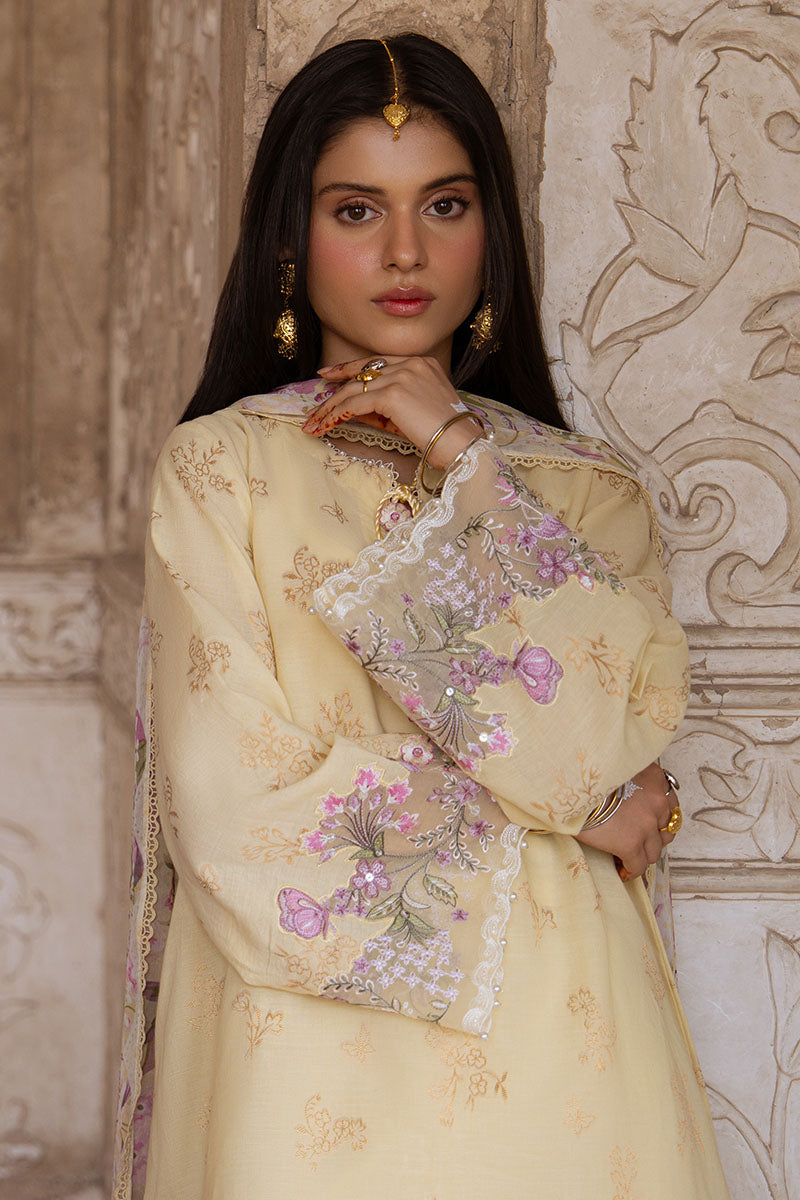 Cross Stitch | Eid Lawn Edit 25 | RADIANT MUSE by Cross Stitch - Designer Dress - Type: Ladies Clothes - Available at Libayah - 100% Original