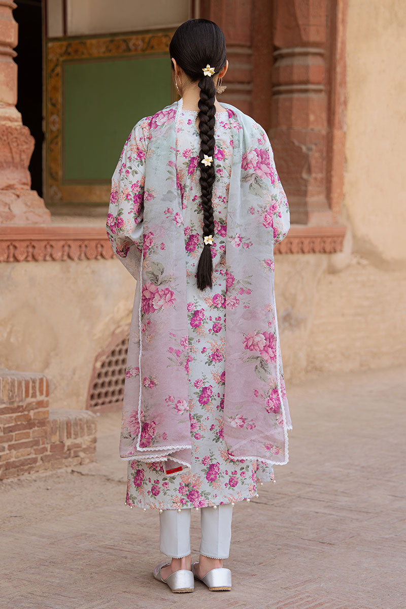 Cross Stitch | Eid Lawn Edit 25 | SPARKLING GEM by Cross Stitch - Designer Dress - Type: Ladies Clothes - Available at Libayah - 100% Original