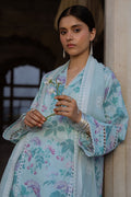Cross Stitch | Eid Lawn Edit 25 | MINT GLAMOUR by Cross Stitch - Designer Dress - Type: Ladies Clothes - Available at Libayah - 100% Original