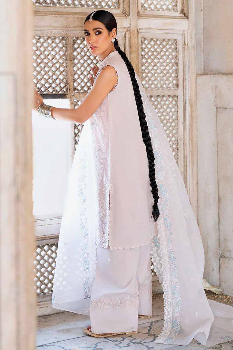 Cross Stitch | Eid Lawn Edit 25 | HUSHED MAUVE by Cross Stitch - Designer Dress - Type: Ladies Clothes - Available at Libayah - 100% Original