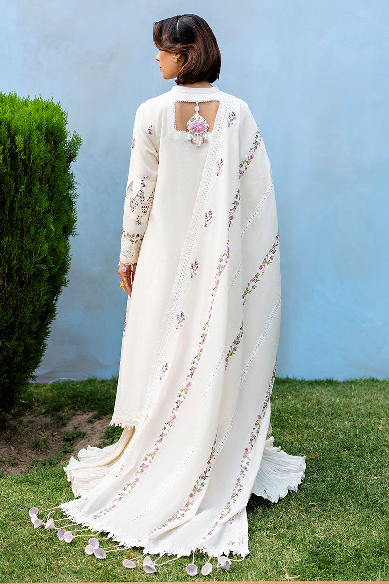 Cross Stitch | Eid Lawn Edit 25 | PETAL PARADISE by Cross Stitch - Designer Dress - Type: Ladies Clothes - Available at Libayah - 100% Original