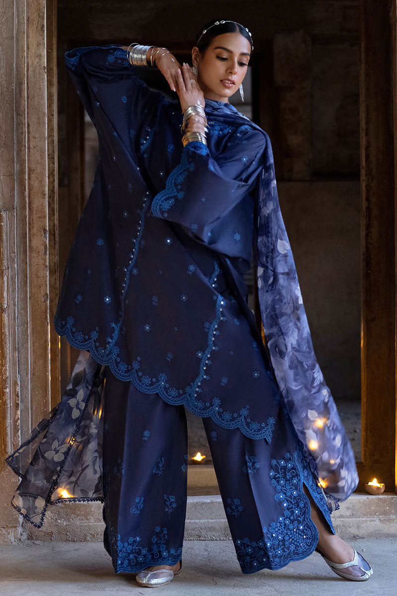 Cross Stitch | Eid Lawn Edit 25 | STAR GAZE by Cross Stitch - Designer Dress - Type: Ladies Clothes - Available at Libayah - 100% Original